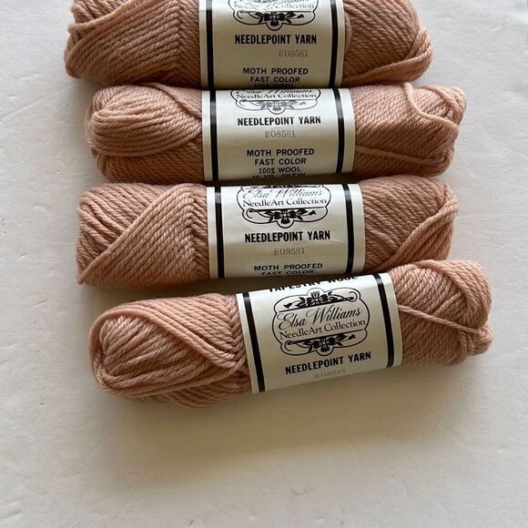 Elsa Williams  Lot 8 Mixed Lot Rust Camel Needlepoint Yarn 40 Yd Skein 1… - Picture 5 of 6